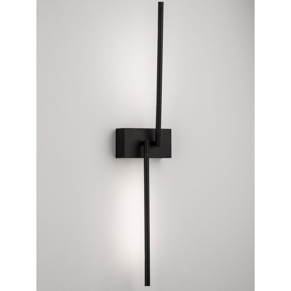 Must metallist LED-seinalamp painduva konstruktsiooniga Raccio - Nova Luce-image-3
