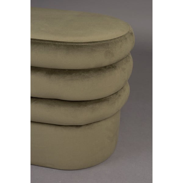 Khaki värvi sametist pink Aditi - Dutchbone-image-3