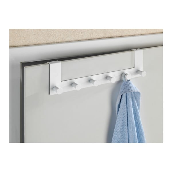 Valge metallist uksehoidja 39 cm Celano - Wenko-image-3