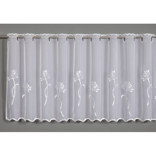 Valge voile kardin 140x48 cm Dandelion - Sehlbach