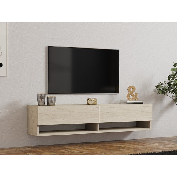 Beež TV-alus 141x31x30 cm Arges - Kalune Design-image-1