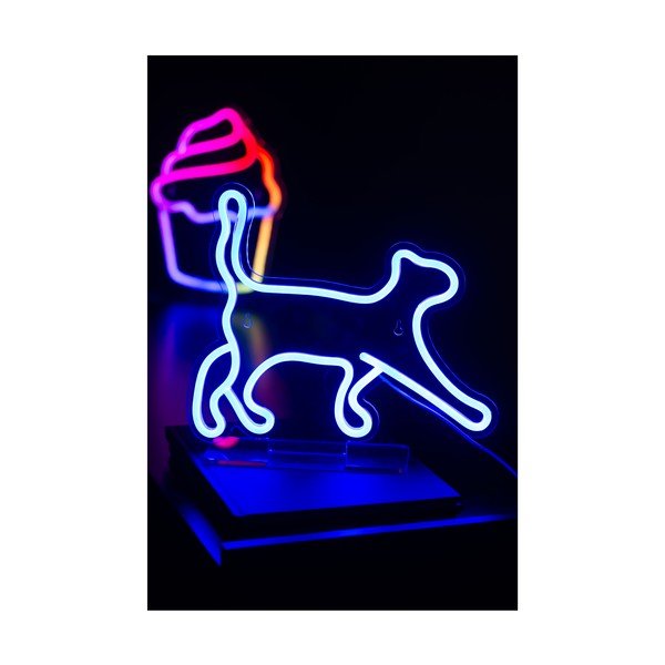Sinine LED neoon valguskaunistus 5 W Walking Cat - Leitmotiv-image-1
