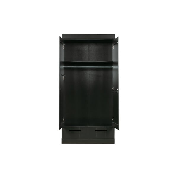 Mustast männist riidekapp 94x195 cm Connect - WOOOD-image-3