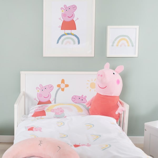 Valge lastevoodi 70x140 cm Peppa Pig - Roba-image-4
