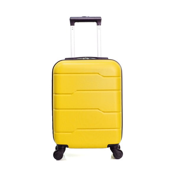 Žlutý cestovní kufr na kolečkách Hero Santiago, 30 l