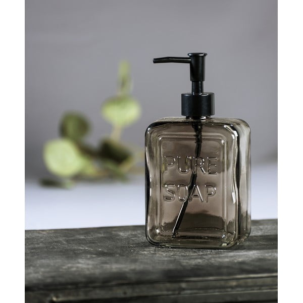 Hall klaasist seebidosaator Pure - Wenko-image-1