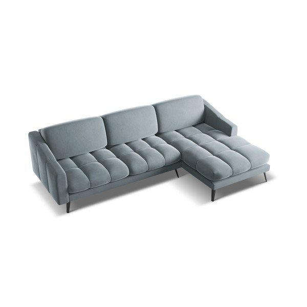 Helesinine sametne nurgadiivan (paremas nurgas) Nalu - Makamii-image-4