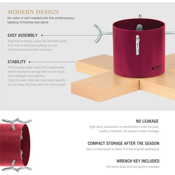 Hõbedane jõulupuu statiiv Hip - Tree Nest-image-3