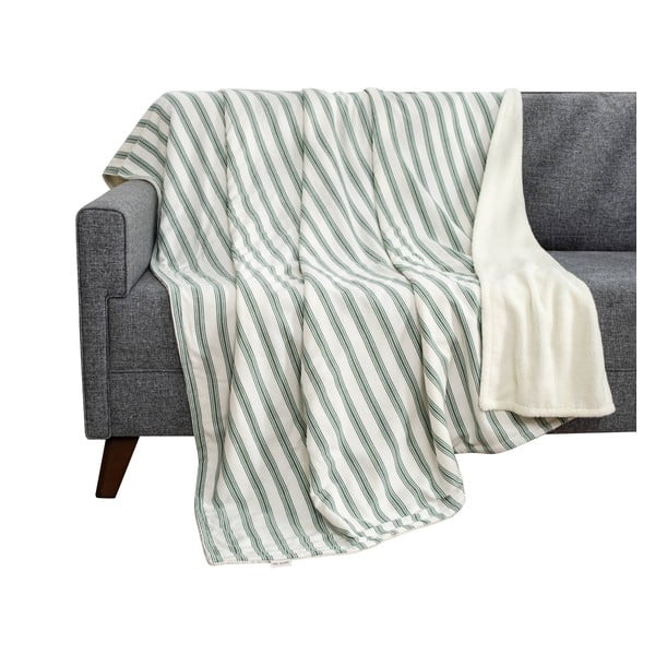 Valge/roheline tekk 150x190 cm Soren Wellsoft - Mijolnir