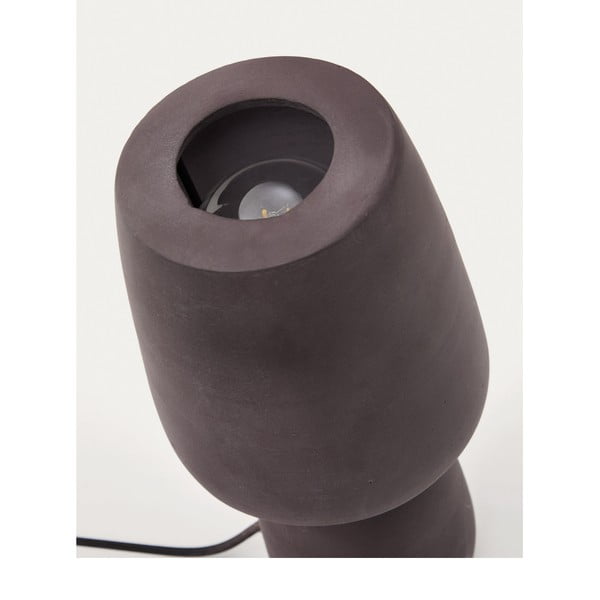 Tumepruun laualamp (kõrgus 30 cm) Tandy - Kave Home-image-4