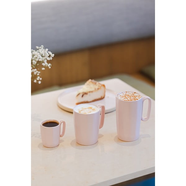 Roosad kivikeraamikast tassid 2tk komplektis 330 ml Fuori - Vialli Design-image-3
