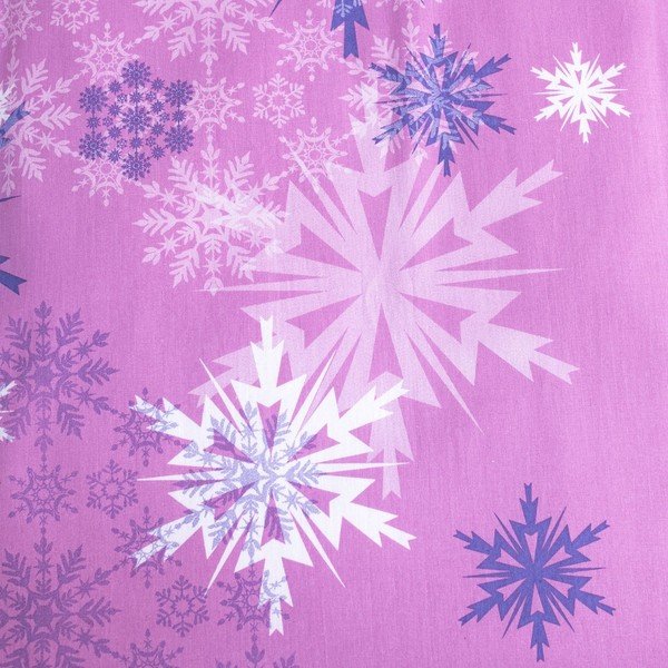 Puuvillane laste voodipesu 100x135 cm Frozen "Purple" - Jerry Fabrics-image-1