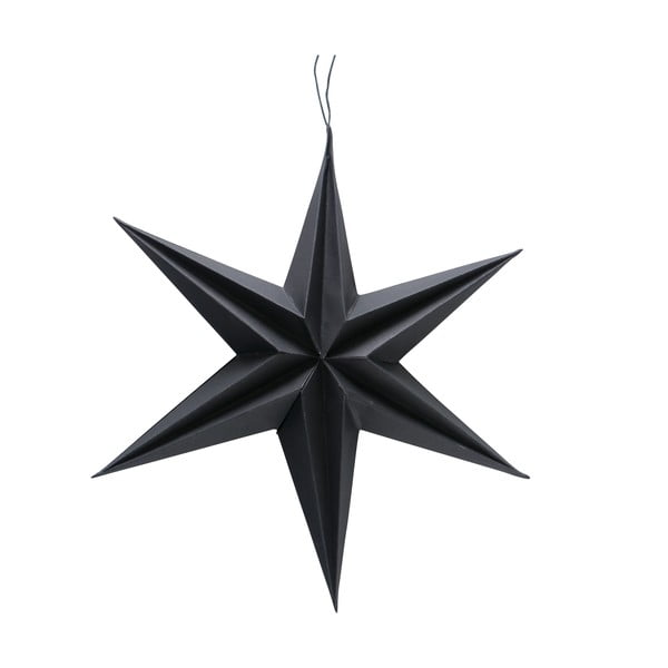 Mustast jõulupaberist riputatav kaunistus tähe kujul , ø 30 cm Kassia - Boltze