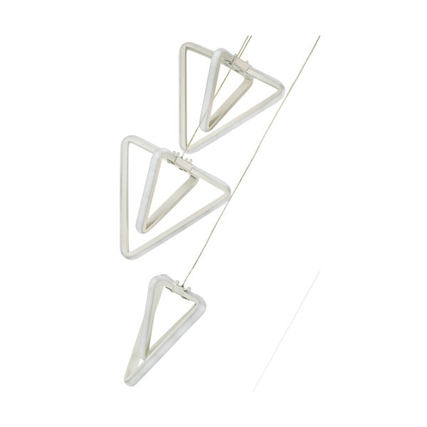 Valge metallist LED rippvalgusti ø 20 cm Baris - Squid Lighting-image-3