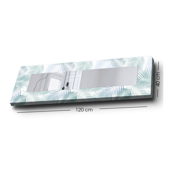 Puidust raamiga seinapeegel 40x120 cm - Wallity-image-3