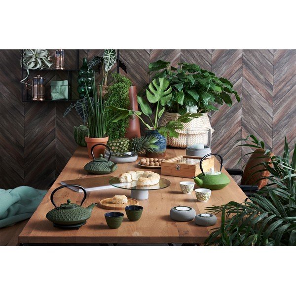 Komplekt 2 rohelist malmist teetassi , ⌀ 7,8 cm Xilin - Bredemeijer-image-1