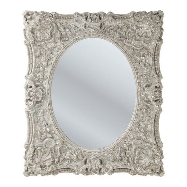 Šedé nástěnné zrcadlo Kare Design Royal, 120 x 102 cm