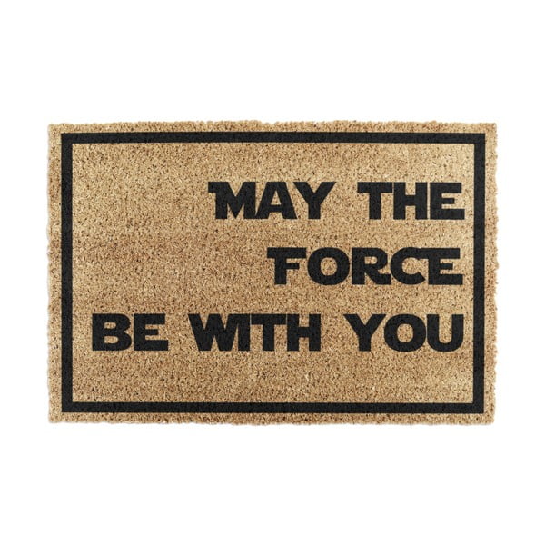 Kookoskiududest matt 40x60cm May the Force Be With Your - Artsy Doormats