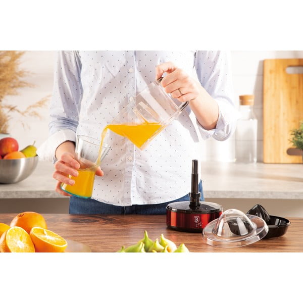 Punane elektriline tsitrusviljapress Burgundy Metallic Line - BerlingerHaus-image-2
