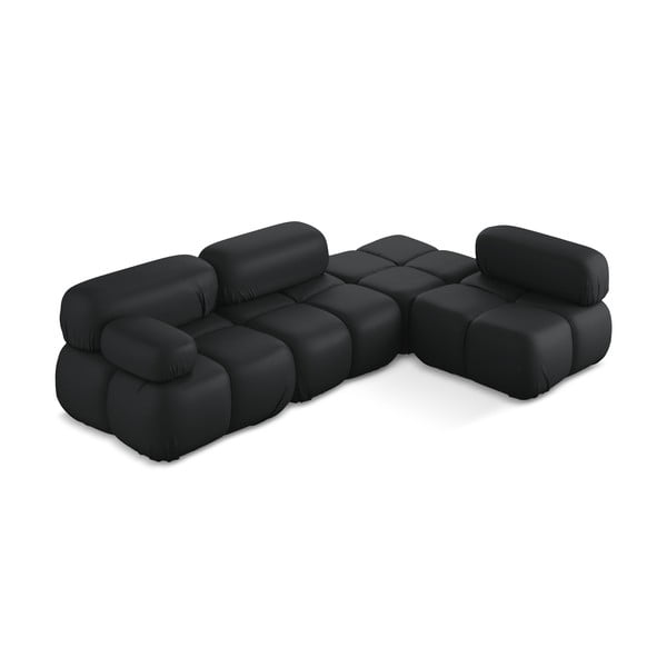 Must modulaarne nurgadiivan kunstnahast (paremas nurgas) Lokua - Makamii-image-2