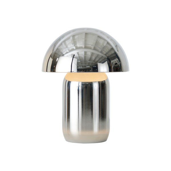 Metallist hämardatav LED-laualamp läikiva hõbedase värviga (kõrgus 17 cm) Ted - Ellos Home-image-4