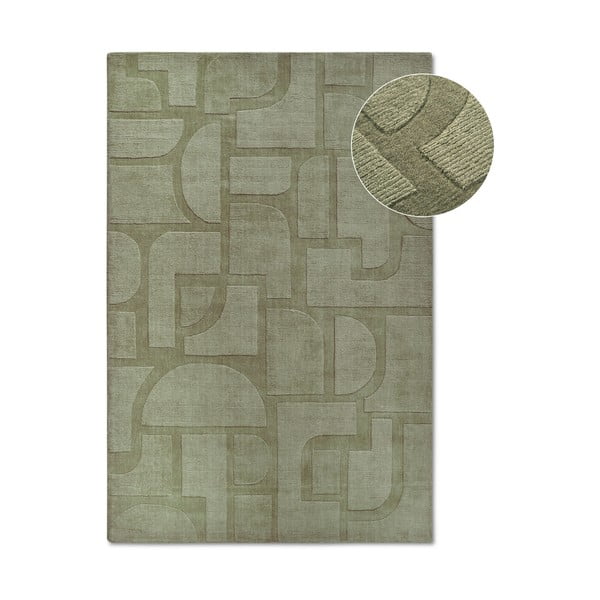 Roheline käsitsi kootud villane vaip 120x170 cm Alexis - Villeroy&Boch