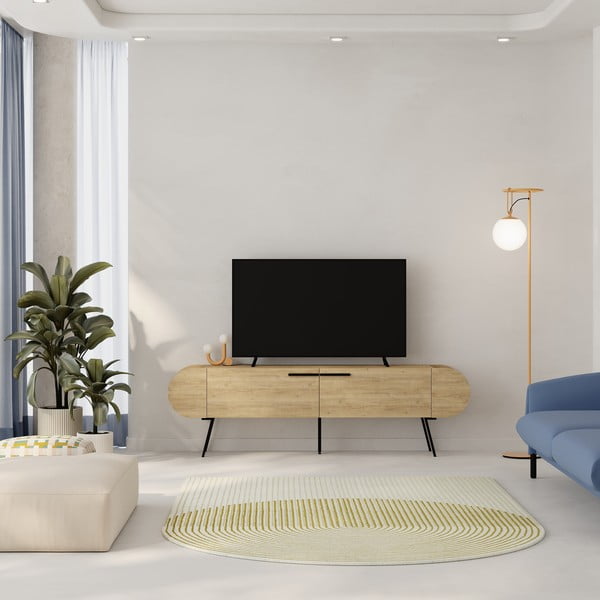 Tammedekooriga telerilaud  195x57 cm Saluso - Marckeric-image-1