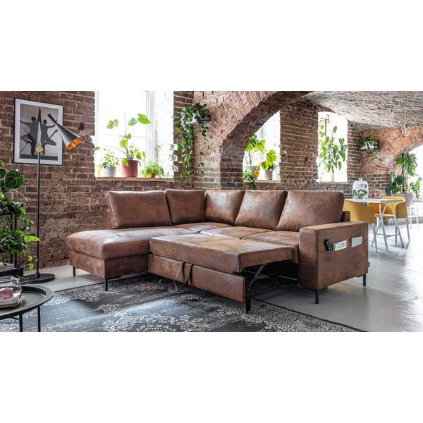 Pruun kunstnahast nurgadiivan (vasakus nurgas) Lofty Lilly - Miuform-image-4