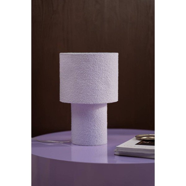 Lavendlivärvi riidest laualamp (kõrgus 44 cm) Aubra - Jotex-image-2
