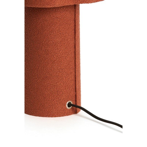 Telliskivi värvi laualamp tekstiilist varjuga (kõrgus 50 cm) Musaby - Light & Living-image-2