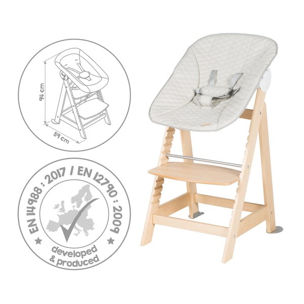 Beež söögitool Born Up 2in1 Luxe - Roba-image-3