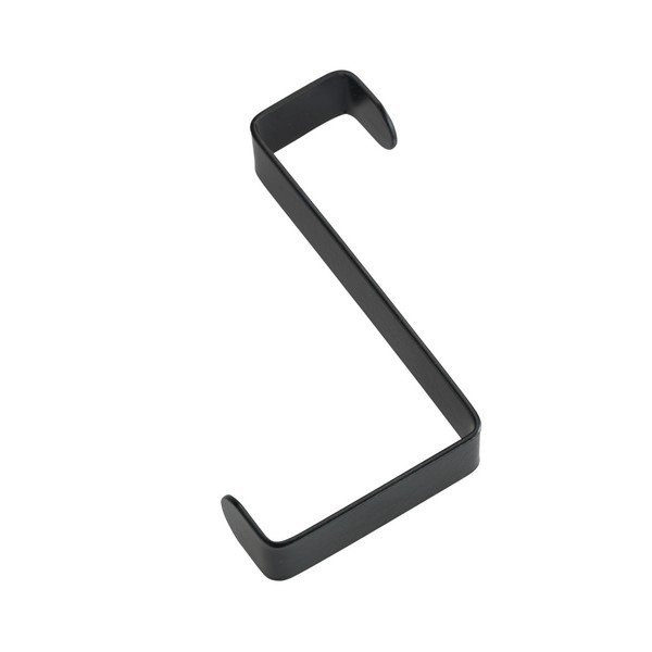 Komplekt 4 musta matt uksekonksu - Wenko-image-3