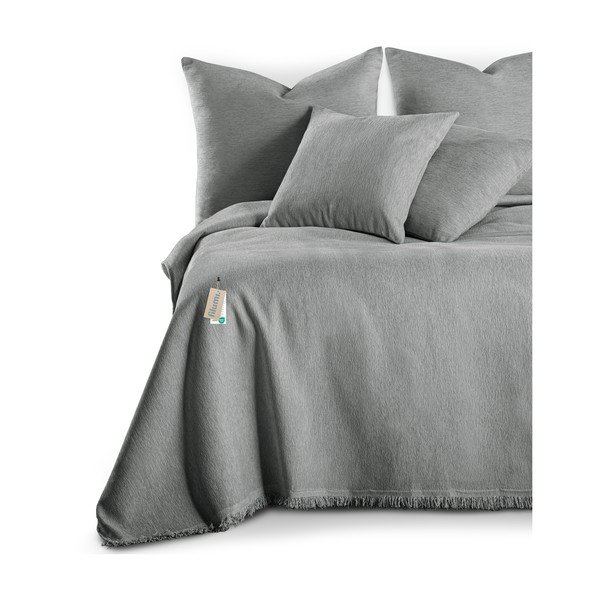 Hall šenillist voodikate 220x240 cm Talo - Filumi