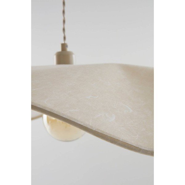 Kreemikas paberist ripplamp ø 70 cm Monchi - Jotex-image-3