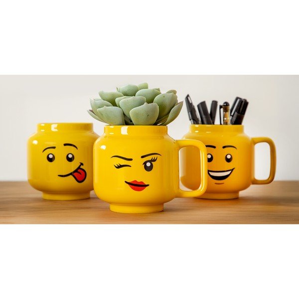 Kollane keraamiline beebimokk 255 ml Head - LEGO®-image-1