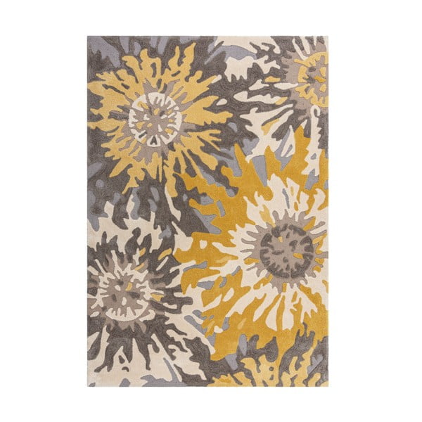 Kollane/hall vaip 120x170 cm Soft Floral - Flair Rugs