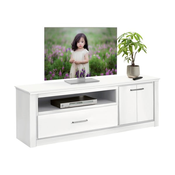 Valge männi telerilaud 160x55 cm Celia - Støraa-image-2