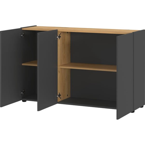 Antratsiitne tammespoonist kapp 120x76x34 cm Adrano - Germania-image-2