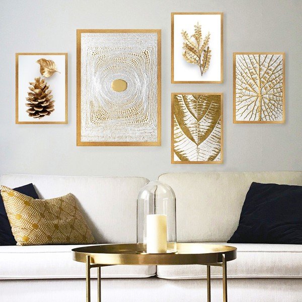 Maalid 5 tk komplektis 34x44 cm - Wallity-image-1
