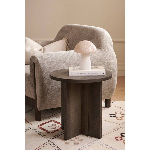 Ümmargune MDF-ist abilaud ø 50 cm Poppy - Ellos Home-image-1