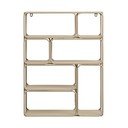 Beež astmeline metallriiul 48 cm Lanciano - House Nordic