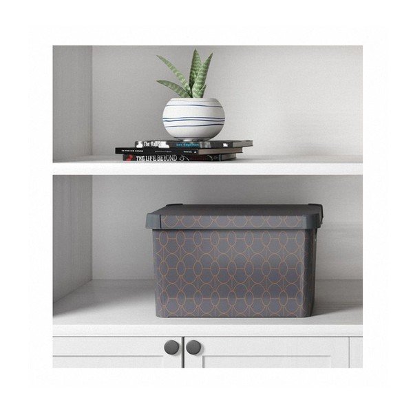 Tumehall kaanega hoiukast , 22 l Art Deco - Curver-image-2