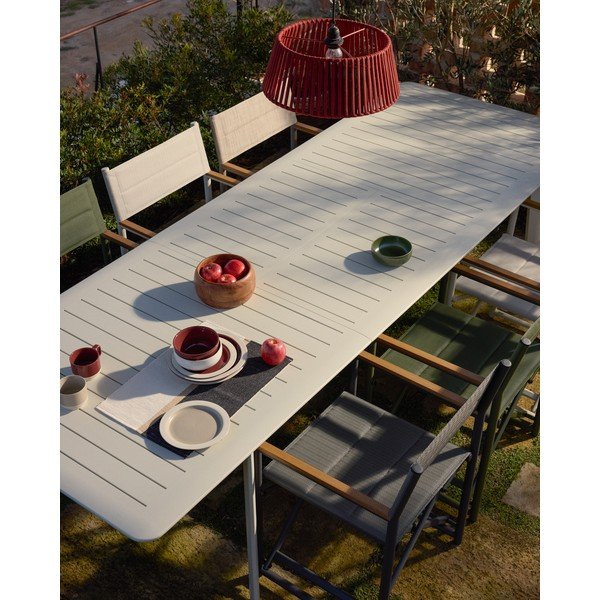 Metallist aiasöögilaud 100x205 cm Brela - Kave Home-image-2