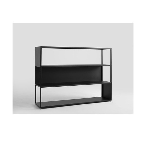 Must metallist raamaturiiul 150x110 cm Hyller - CustomForm-image-4