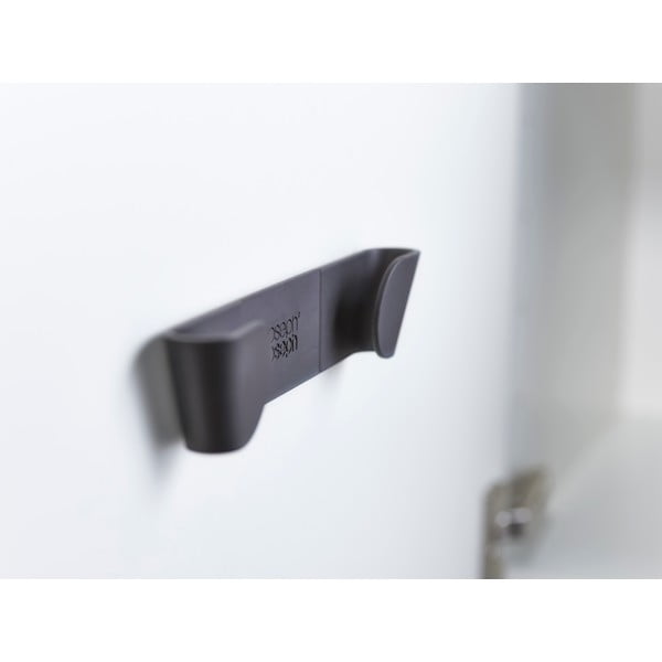 4 musta värvi seinakaane hoidikute komplekt - Joseph Joseph-image-1