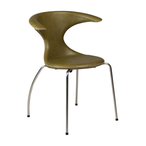 Zelená kožená židle DAN-FORM Denmark Flair