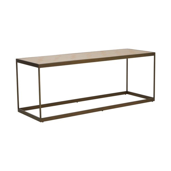 Pruun/naturaalne kohvilaud tammeplaadiga 40x120 cm Grenoble - Premier Housewares