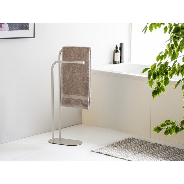 Matt hõbedane roostevabast terasest käterätikuivati Levante - Wenko-image-3