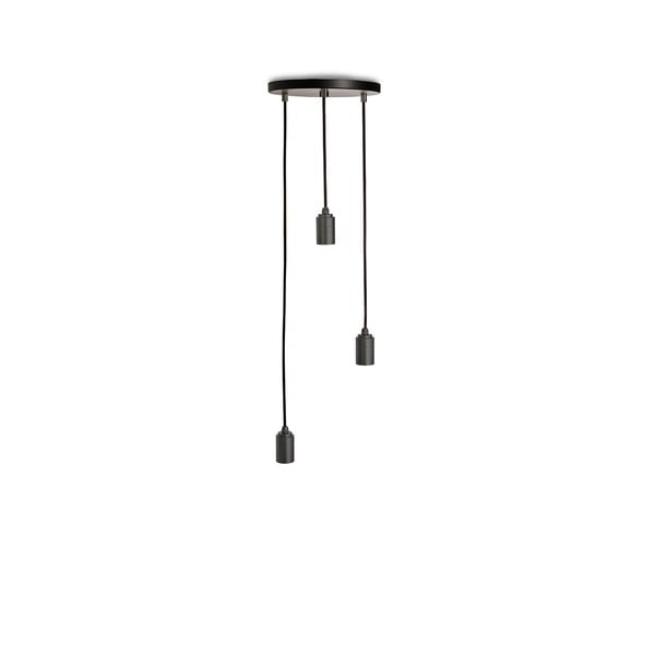 Tumehall timmitav rippvalgusti ø 25 cm Triple Pendant - tala