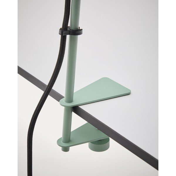Roheline metallist klambriga laualamp (kõrgus 51 cm) Jula - Kave Home-image-4